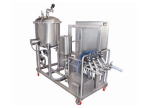 Skid type CIP/WIP System with PLC Controls & 150 Liter Hot water generator	